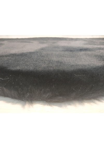 Mucize Tavşan Süet Taban Gtsiyah Post Halı 80 x 150 Cm