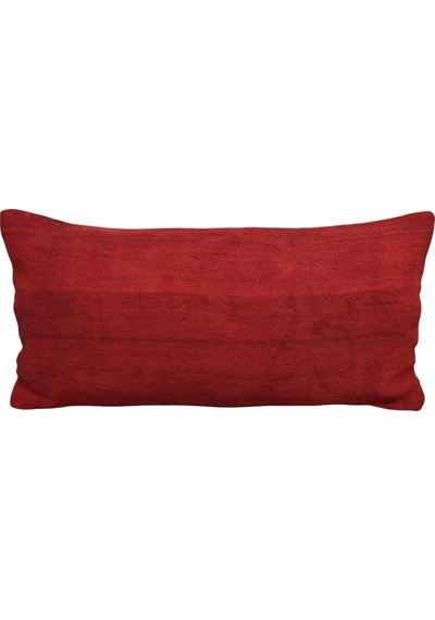 Zehra Abla Halı Yeni El Dokuma Dekoratif Lumbar Kilim Kırlent Yastık Kılıfı 6867 Çok Renkli