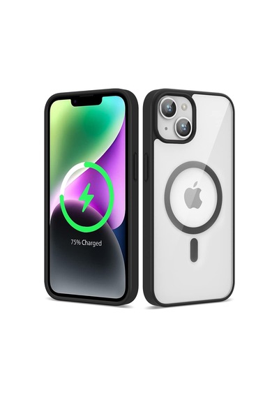 İphone 14 İle Uyumlu Kılıf Siyah Oflam Kablosuz Şarj Kapak Dayanıklı Darbe Karşıtı Koruyucu Tasarım İphone 14, Siyah Sku: Zeusb0c59cwcq1