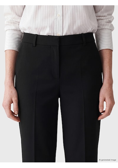 Lcw Comfort Siyah Beli Lastikli Kadın Kapri