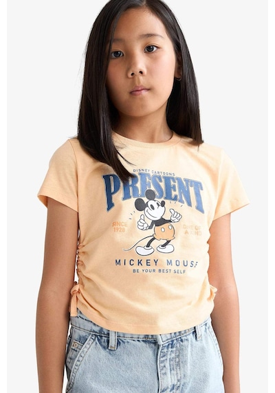 Defacto Kız Çocuk Disney Mickey & Minnie Fitted Bisiklet Yaka Kısa Kollu Tişört F1097a825auog295 Turuncu Defacto Kız Çocuk Disney Mickey & Minnie Fitted Bisiklet Yaka Kısa Kollu Tişört F1097a825auog295 Turuncu