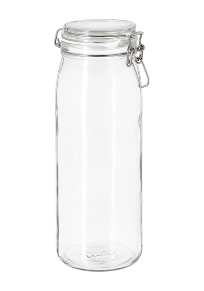 Ikea Korken Gıda Kavanozu 2000 Ml 30,5 X 11 Cm Şeffaf