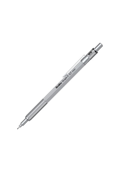 Scrikss Graph-x Metal Versatil Kalem 0.7 Mm Saten Gri 3'lü Set