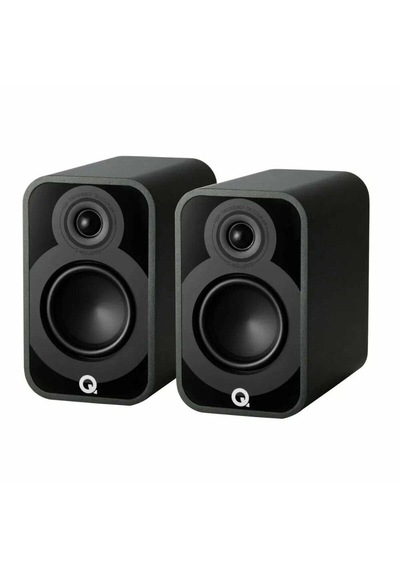 Q Acoustics 5010 Satin Black Raf Tipi Hoparlör Çift ı