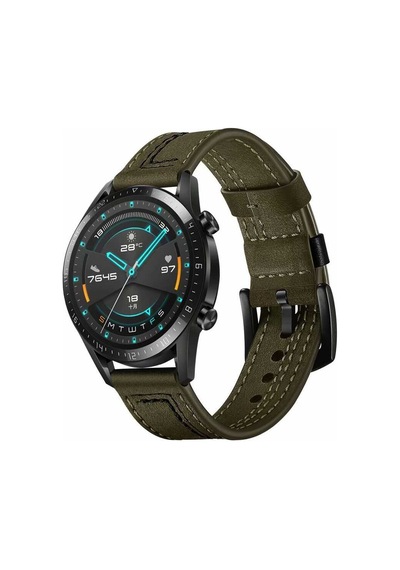 Kilifone - Huawei Uyumlu Watch Gt 3 46mm - Kordon Deri Kordon Krd-19