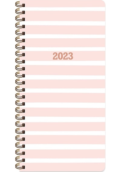 Color 2023 8x16 Haftalık Cep Ajandası - Pembe Pembe