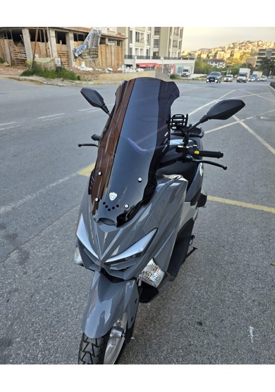 Motocam Volta Revolt Rsx4 Ön Cam 2022-2026 Model 65cm Siyah Renkli 4mm Orta Boylu