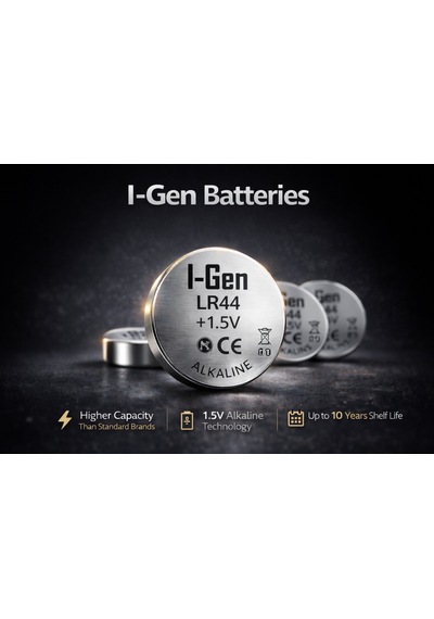 I-gen Lr44 1.5v Alkalin Düğme Pil Ag13, A76, L1154 20'li Paket