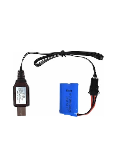 7.4v 4 Pin Lityum Pil Usb Şarj Kablosu Jst Sm-4p Soket Lipo Batarya Araba Oyuncak Rc Quadcopter Dron