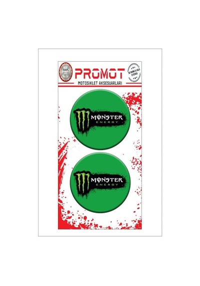 Monster Tasarım Damla Logo Sticker 15 Diğer