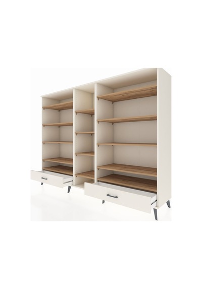 Hyperion Dolap 14 Raflı 2 Çekmeceli 220x44x163 Aytaşı-çam/aytaşı Aytaşı-çam/aytaşı Hyperion Dolap 14 Raflı 2 Çekmeceli 220x44x163 Aytaşı-çam/aytaşı Aytaşı-çam/aytaşı