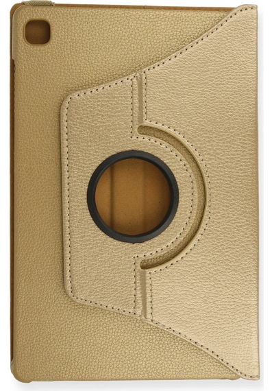 Newface - 405 - Samsung Galaxy Uyumlu T500 Tab A7 10.4 Kılıf 360 Tablet Deri Kılıf - Csmo-tex - - Gold