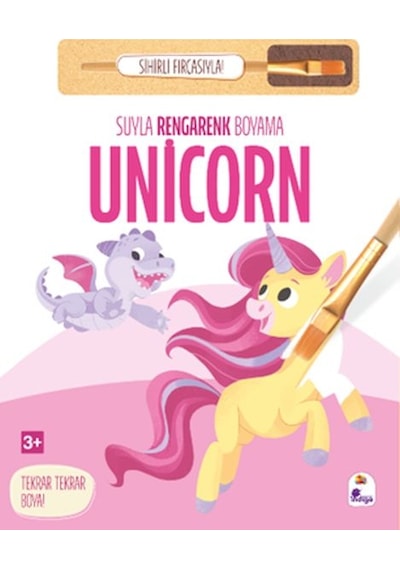 Suyla Rengarenk Boyama - Unicorn Sihirli Fırçasıyla - Ezjı-716129