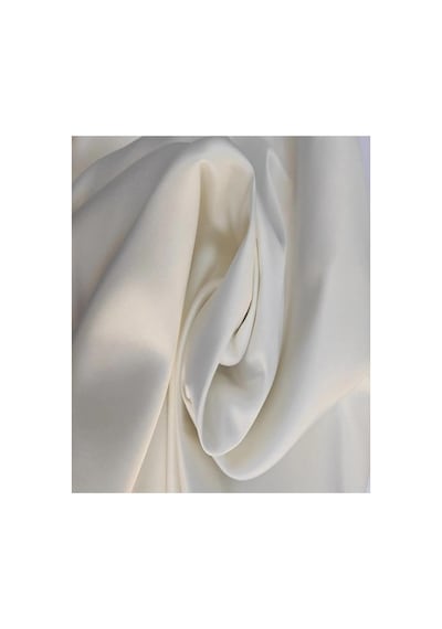 Tr Ekru Saten Güneşlik Perde - Ecru Color Satin Sunshade Curtain Thick Fabric High Quality Ekru 300 X 180 Genel