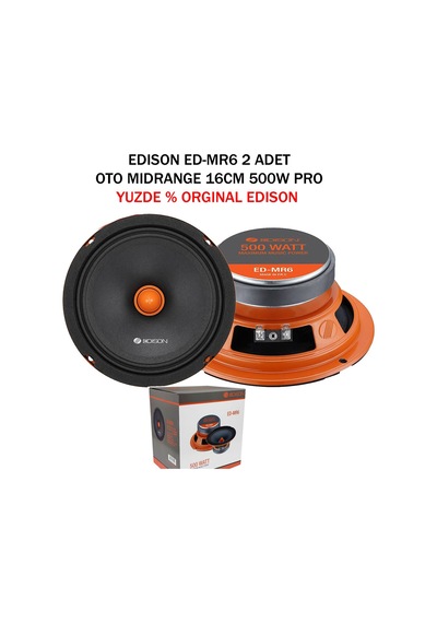Edison Ed-Mr6 Profesyonel 16Cm Midrange Hoparlör 500Wat