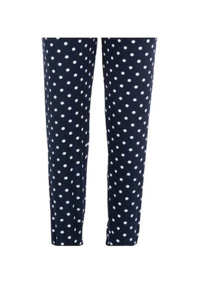 Lüx Polar Cepli Kışlık Kadın Pijama Altı Tek Alt Ra1 Lacivert