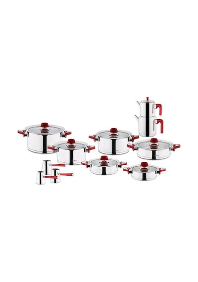 Aryıldız Flamingo Rose Cam Kapak 20 Parça İdeal Set
