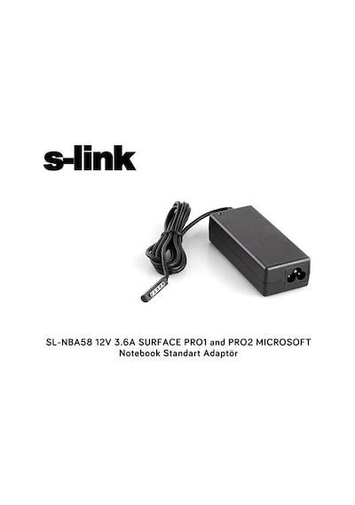 Necipbilgisayarltd S-Link Sl-Nba58 12V 3.6A Surface Pro1 And Pro2 Mıcrosoft Notebook
