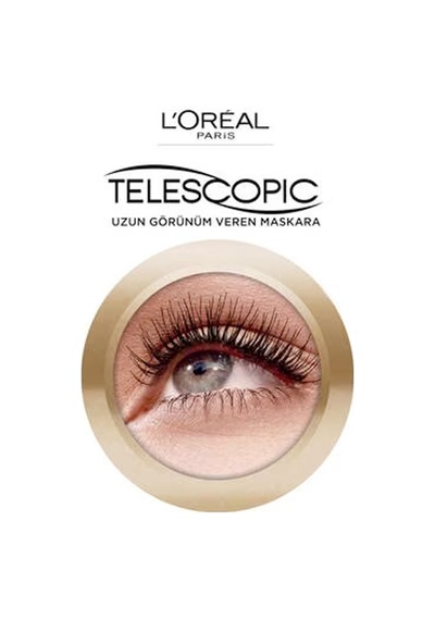 Telescopic Maskara Gold Black Siyah