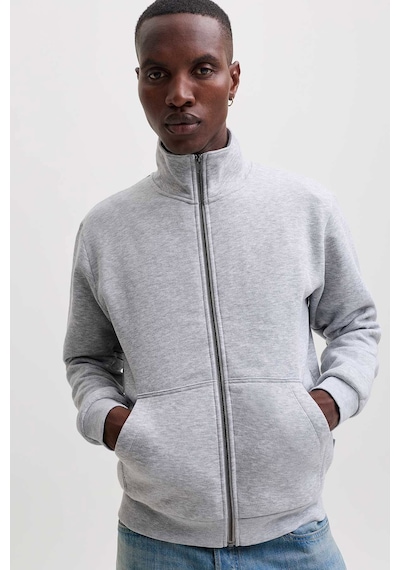 Jack & Jones Jjebradley Sweat Zıp Hn Noos Gri