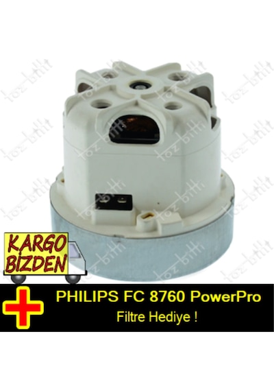 Philips Uyumlu Fc 8760 Powerpro Süpürge Motoru ( Bakır Sargılı )