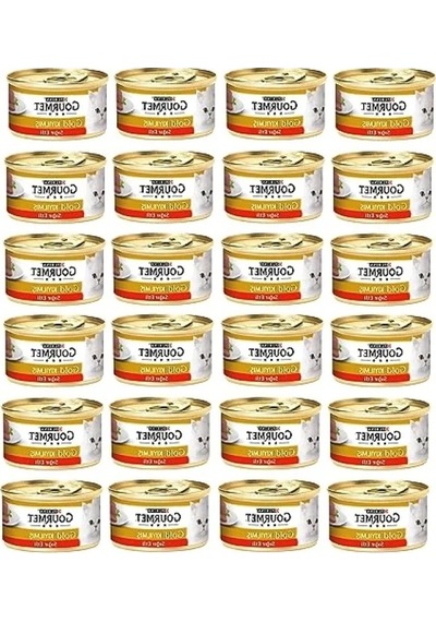 Kıyılmış Sığır Etli Yaş Kedi Maması, 24 X 85 Gr