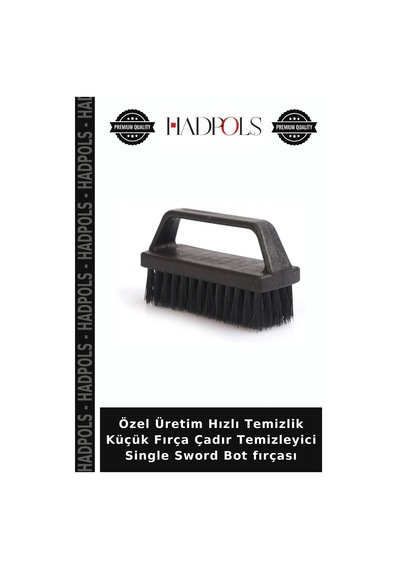 Hadpols Özel Üretim Hızlı Temizlik Küçük Fırça Çadır Temizleyici Single Sword Bot Fırçası Diğer