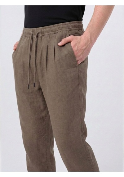 Regular Fit Erkek Pantolon Kahverengi