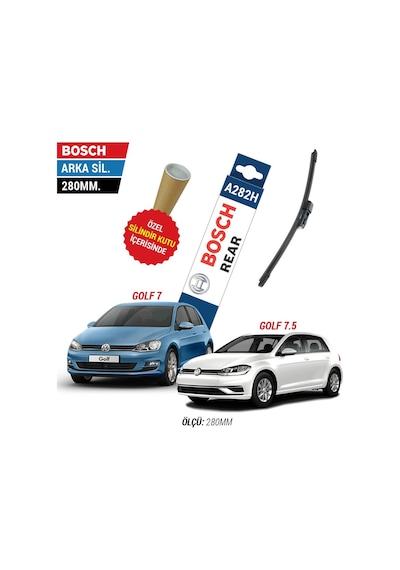 Bosch Rear A282H Vw Golf 7 / 7.5 Arka Silecek (2012-2020)