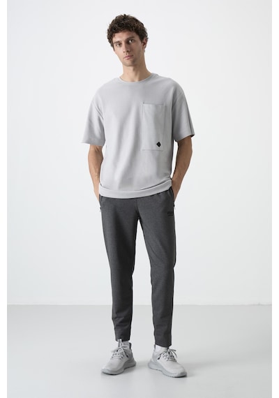Tommy Life Barton Antrasit Melanj Jogger Erkek Eşofman Alt - 84952 Antrasit - Melanj