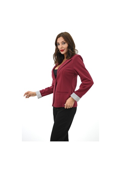 Kadın Tek Düğme Detaylı Blazer Ceket 5522 001