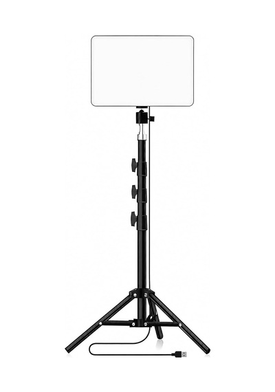 Smayling Led Video Işık Seti - Ayarlanabilir Tripod, Usb Kontrollü Sıcak/soğuk Işık, 3 Mod & 10 Parlaklık Seviy