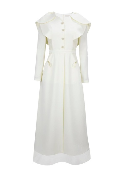Senna Arcıa Dress Ekru Ekru