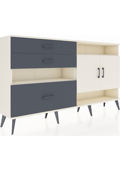 Arges Konsol 4 Raflı 3 Çekmeceli 2 Kapaklı 176x30x99 Aytaşı-aytaş Aytaşı-aytaşı/antrasit Arges Konsol 4 Raflı 3 Çekmeceli 2 Kapaklı 176x30x99 Aytaşı-aytaş Aytaşı-aytaşı/antrasit