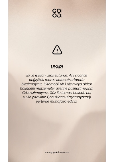 Gogo Aqua Kolonya 250ml Cam Şişe