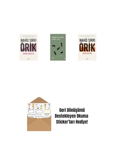 Tersine Giden Yol + Everest Açıkhava 29 - Kedilere Dair + Resim Yazıları + Okuma Sticker'ları