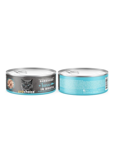 Deluxe Shredded, Tahılsız, Hipoalerjenik, Tiftiklenmiş Tuna Balıklı Yaş Kedi Maması, 70 G
