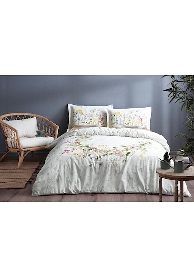 Özdilek Jardin De Flor Nevresim Takımı Çift Kişilik Beyaz