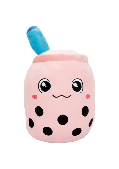 Peluş Bubble Tea 35 Cm Çocuklar İçin Eğlenceli Oyuncak Çok Renkli