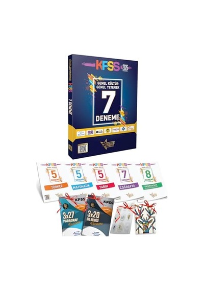2026 Lisans Kpss 7 Farklı Yayın 7 Deneme Ve 7 Branş Denemesi Toplam 43 Deneme Set Liderler Karması