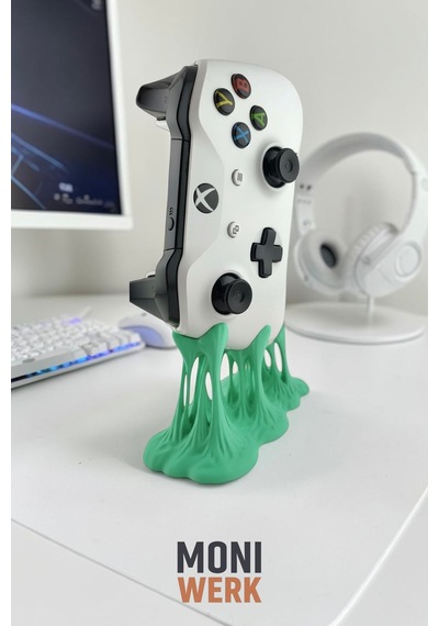 Xbox Uyumlu Bubble Gum Tasarımlı Yeşil Oyun Kolu Standı