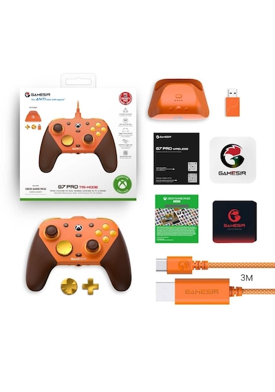 Gamesir G7 Pro 3 Mod Kablolu Hall Effect Controller Xbox Series X S,xbox One,android,windows Orange Turuncu