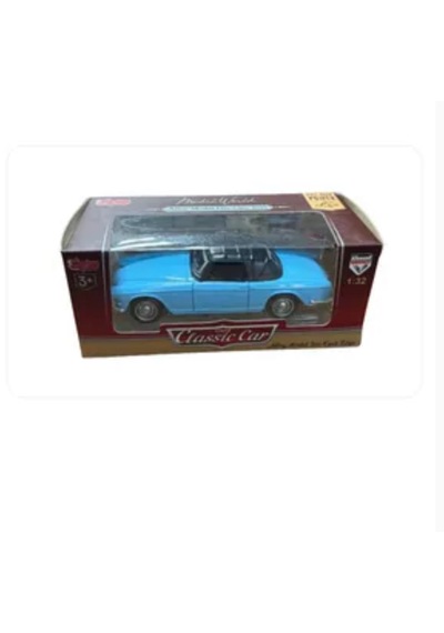 Model World 1/32 1965 Bmw 507 Klasik Metal Model Araç Mavi