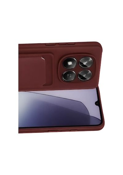 Xiaomi Redmi Note 15 Pro 5g Uyumlu Kelvin Kartvizitli Silikon - Bordo