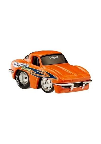 Mga Entertaintment Cartuned S3 1963 Chevy Corvette Stingray - Turuncu Pro Street Araba