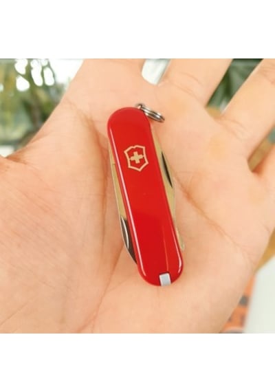Victorinox Çok Fonksiyonlu Kamp Çakı, 58 Mm Abs Malzemeden Üretilmiş Kırmızı