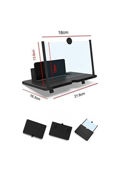 3d Sinema Telefon Ve Tablet Ekran Aparat 3 Farklı Renk Çeşidi