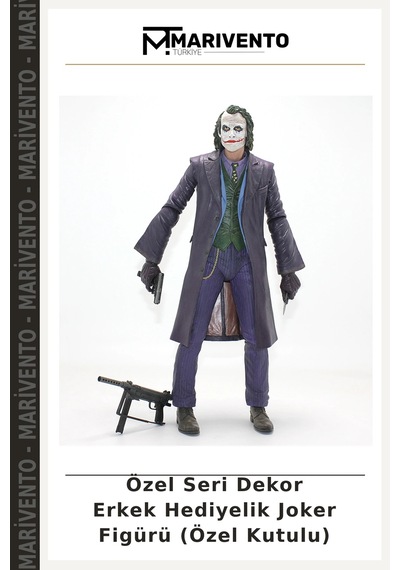 Özel Seri Dekor Erkek Hediyelik Joker Figürü Özel Kutulu