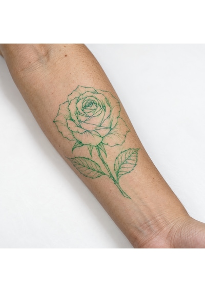 Spirit Green Freehand Dövme Transfer Kağıdı 8.5 X 11 100 Adet Yeşil Freehand Stencil Kağıdı