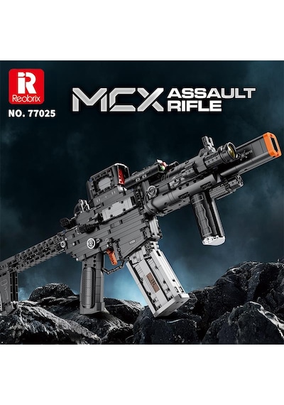 Reobrix 77025 Mcx Saldırı Tüfeği Yaratıcı Yapı Blok Seti Building Blocks Assault Rifle -1589 Parça